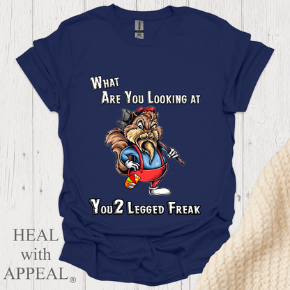 What Are You Looking At V1 Blk Shrt Print - Navy