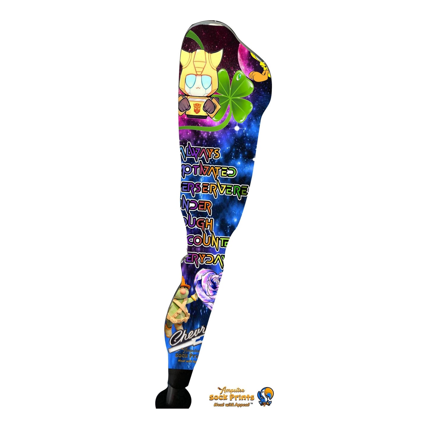Prosthetic Sleeve "New galaxy awareness V1" Socket Sleeve