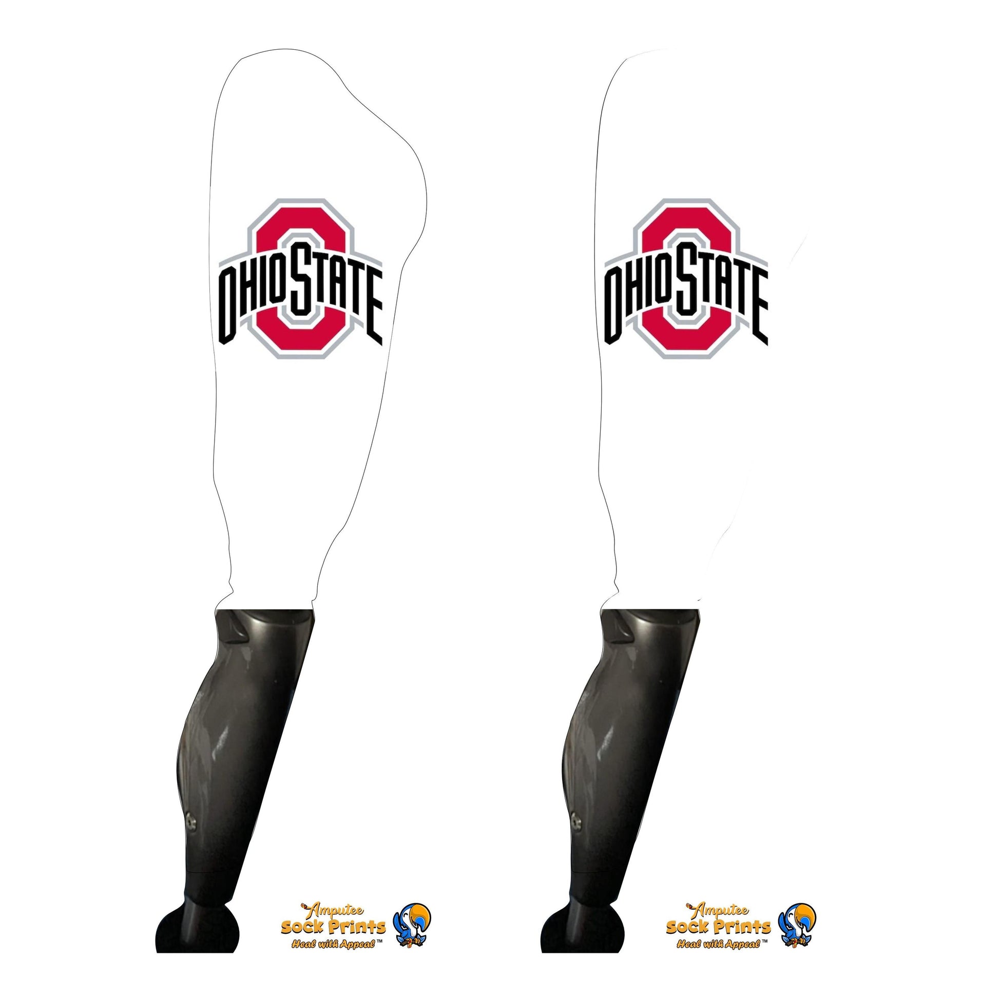 Ohio State college logo V2 BOOT PAIR