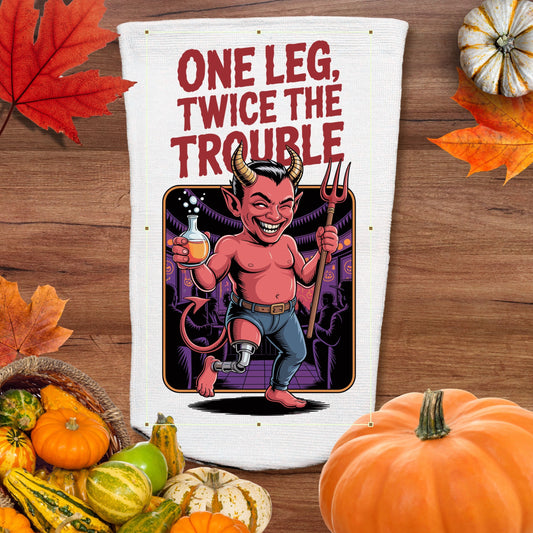 Halloween Amputee Socks – One Leg Twice The Trouble V1 | 3ply Stump Sock