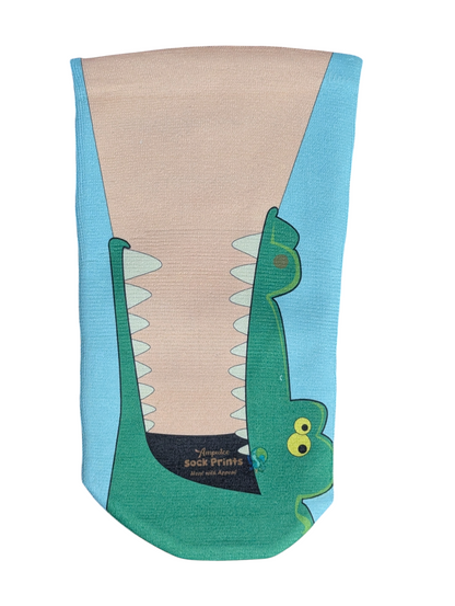 Amputee Sock "Gator Bite v1" 3Ply Shrinker Stump Sock, Prosthetic Limb Sock, 3ply Stump Sock