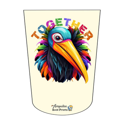 Amputee Sock Popart Kool Pelican V2 ATKA Stump Sock