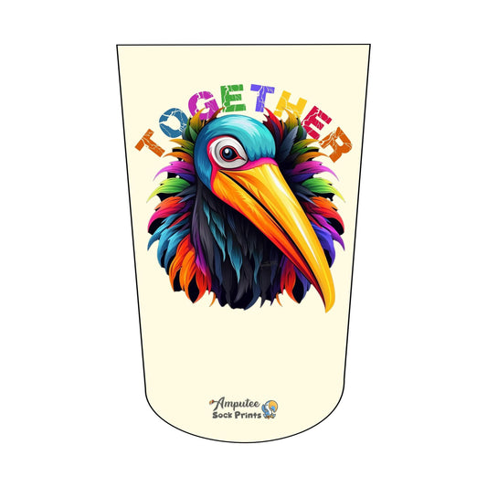 Amputee Sock Popart Kool Pelican V2 BTKA Stump Sock