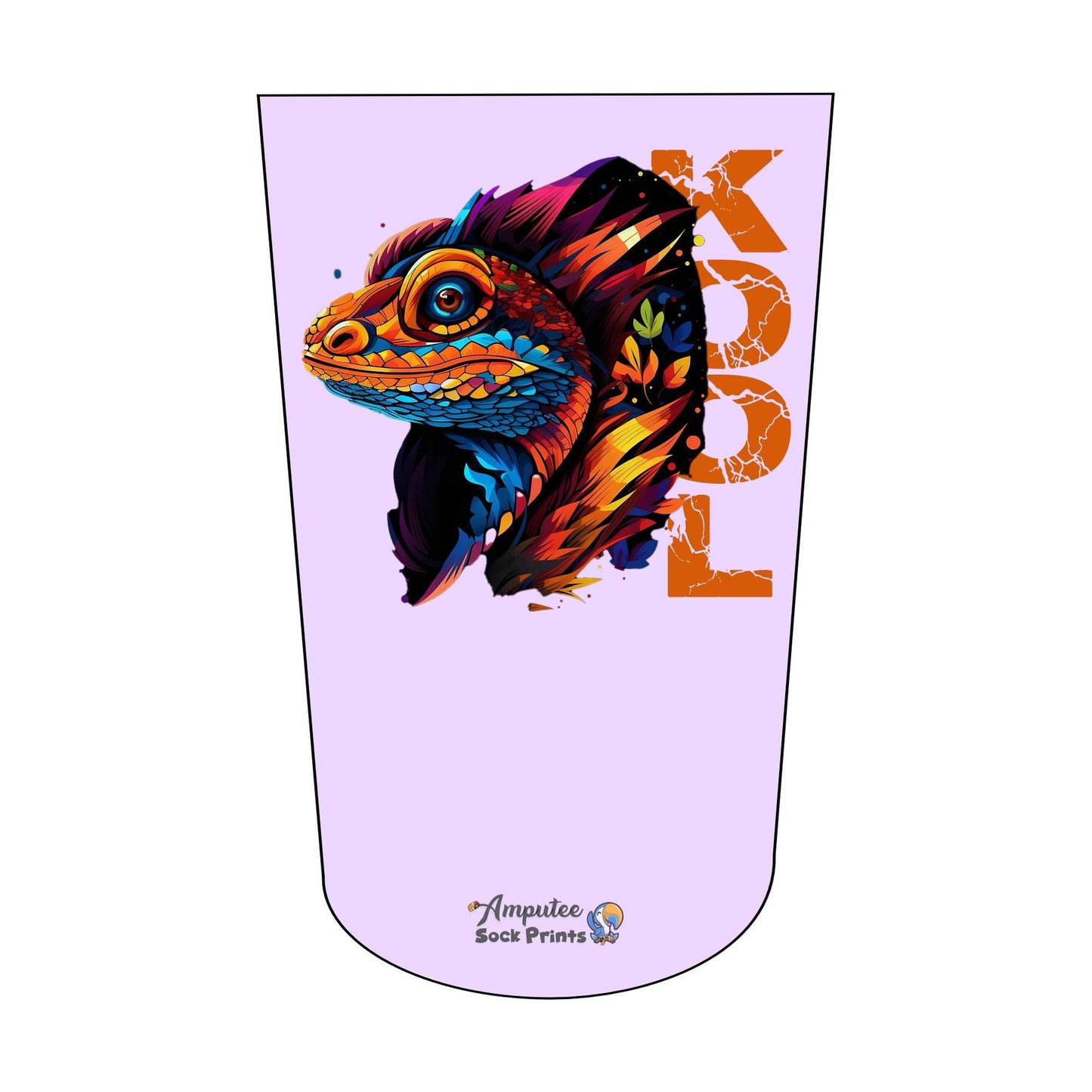 Amputee Sock Popart Kool Rapter V1 BTKA Stump Sock