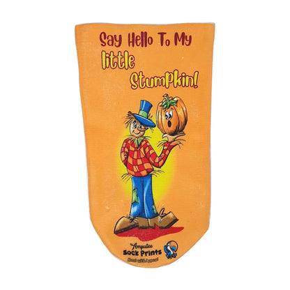 Scarecrow say hello to stumpkin sock
