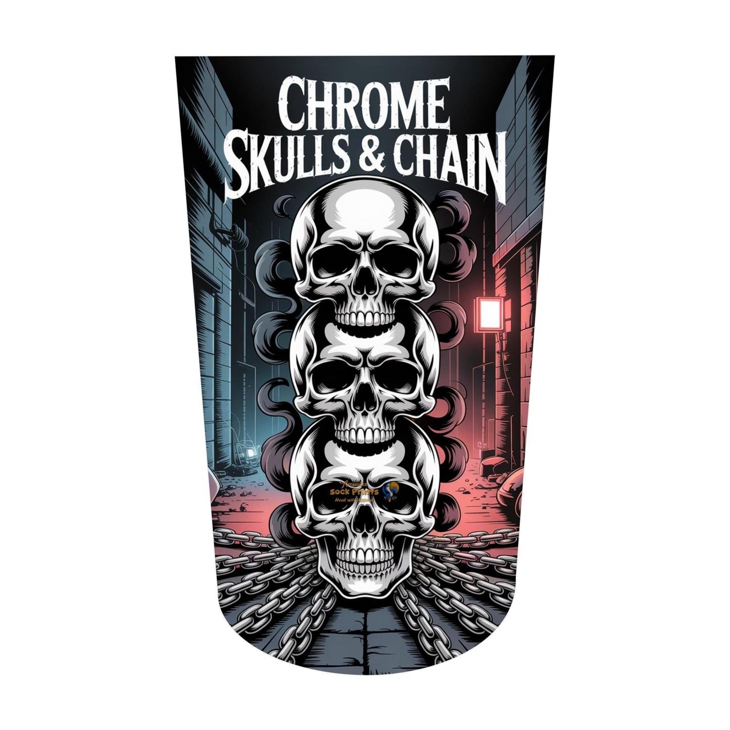 amputee sock, Skull n chains V3 BTKA