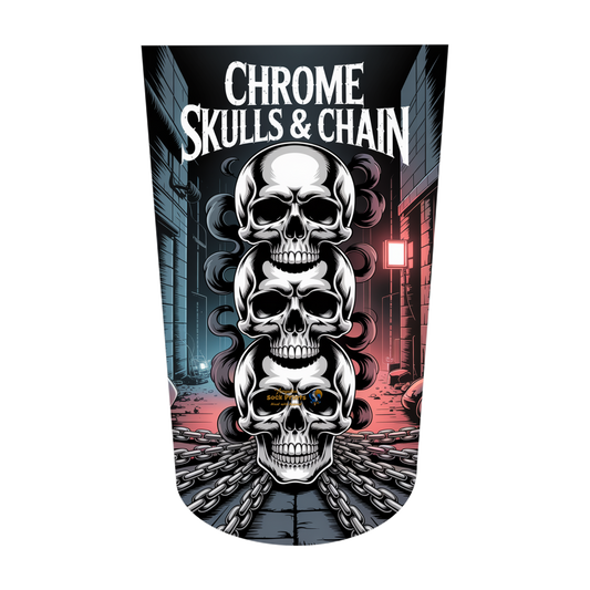 amputee sock, Skull n chains V3 BTKA