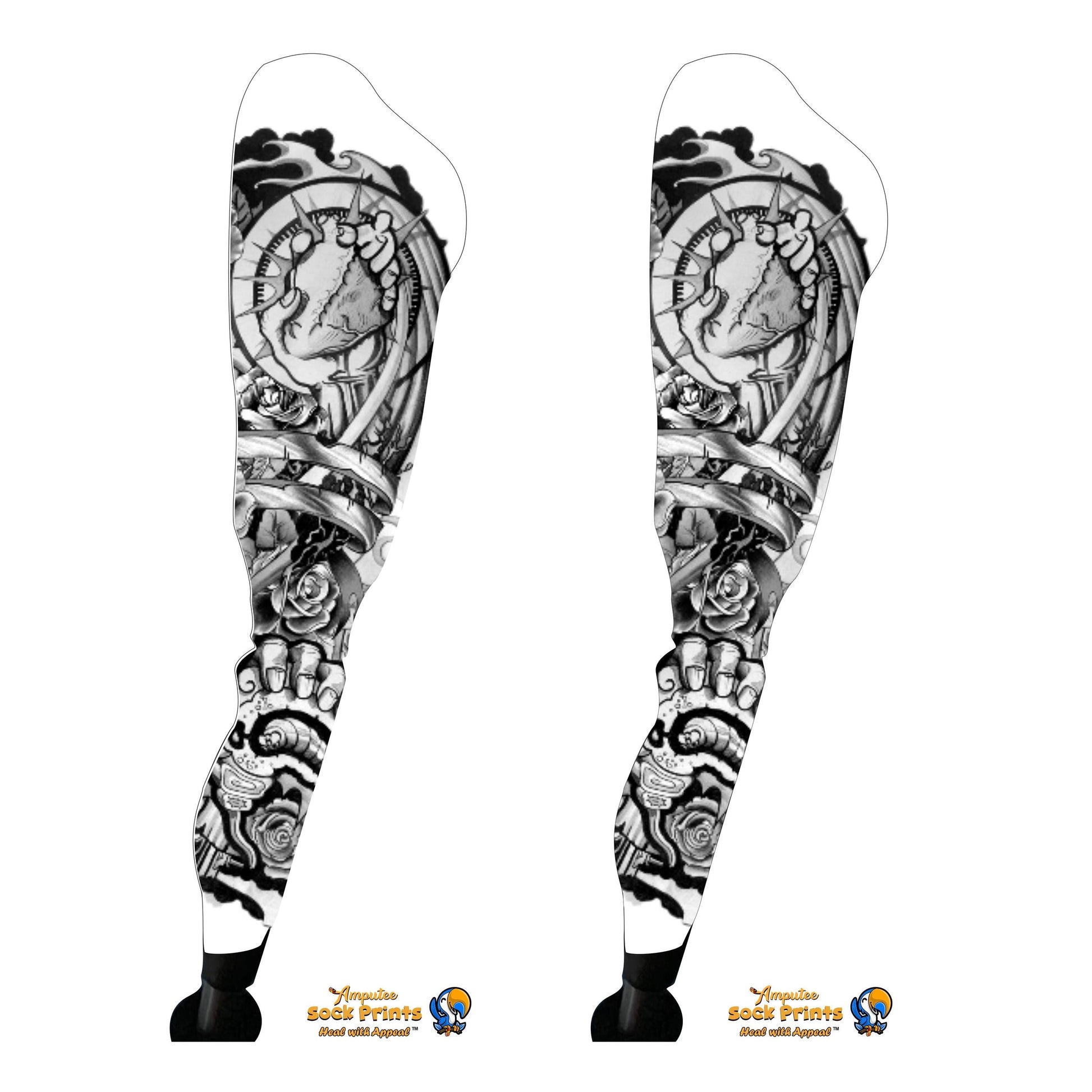 Tattoo sleeve art V1 BOOT PAIR