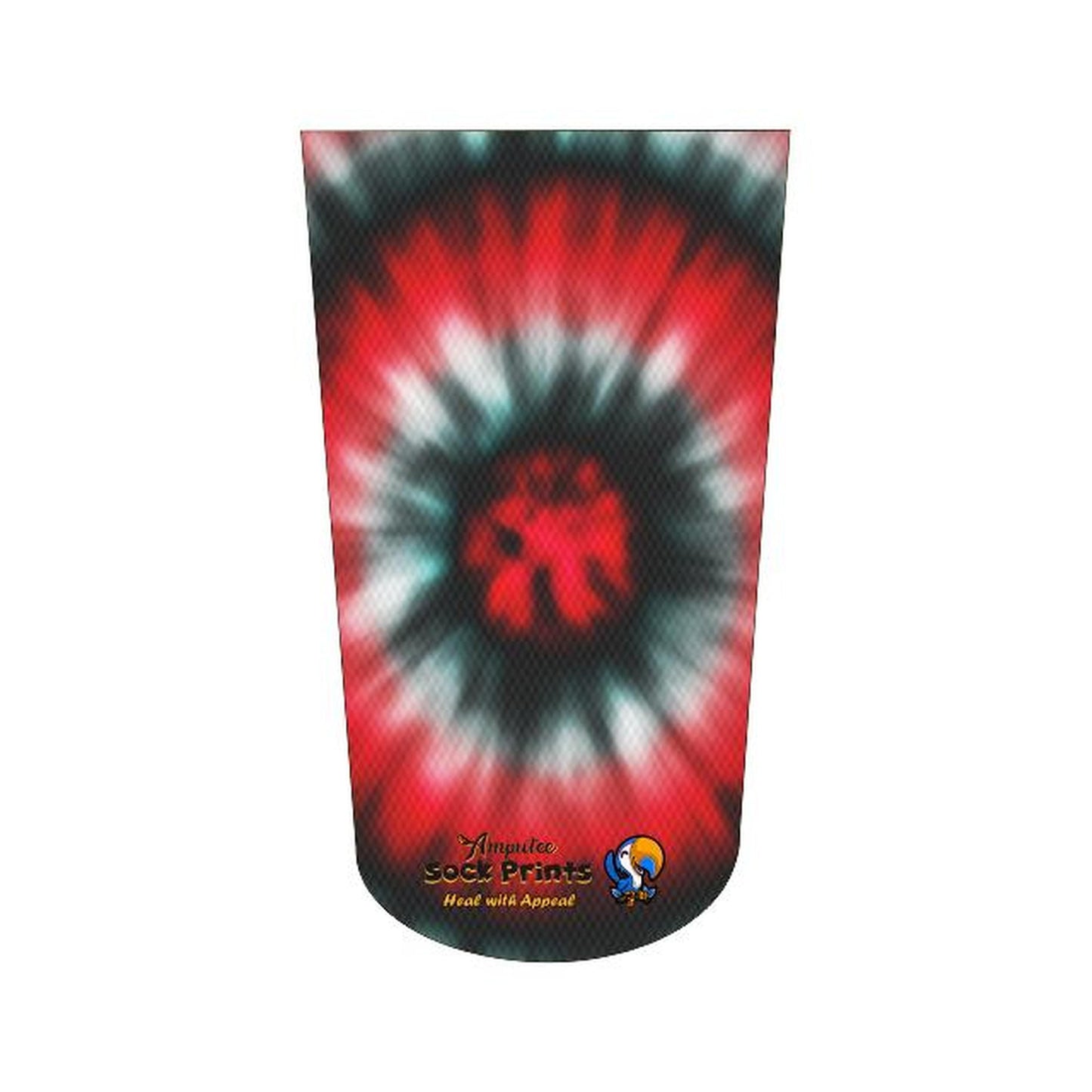 Tie Dye Red Black V1