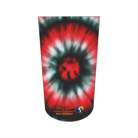 Tie Dye Red Black V1
