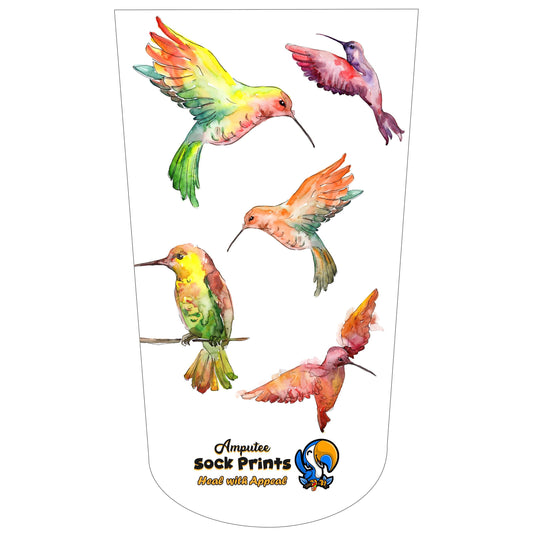Watercolor Hummingbirds V1