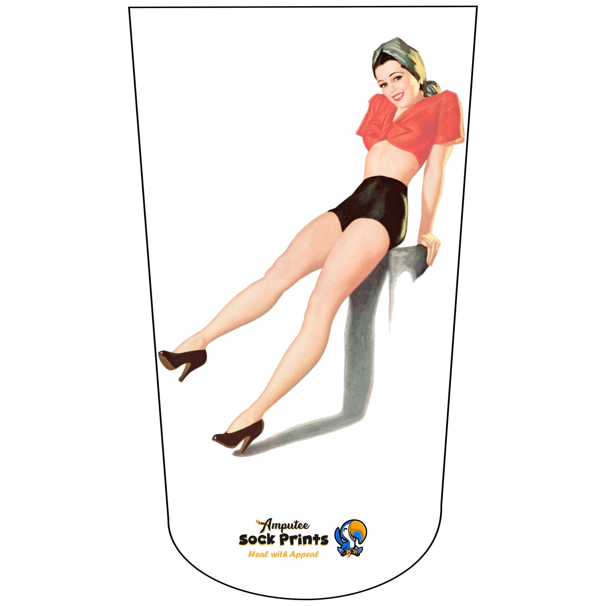 Woman Sitting on Ledge V1