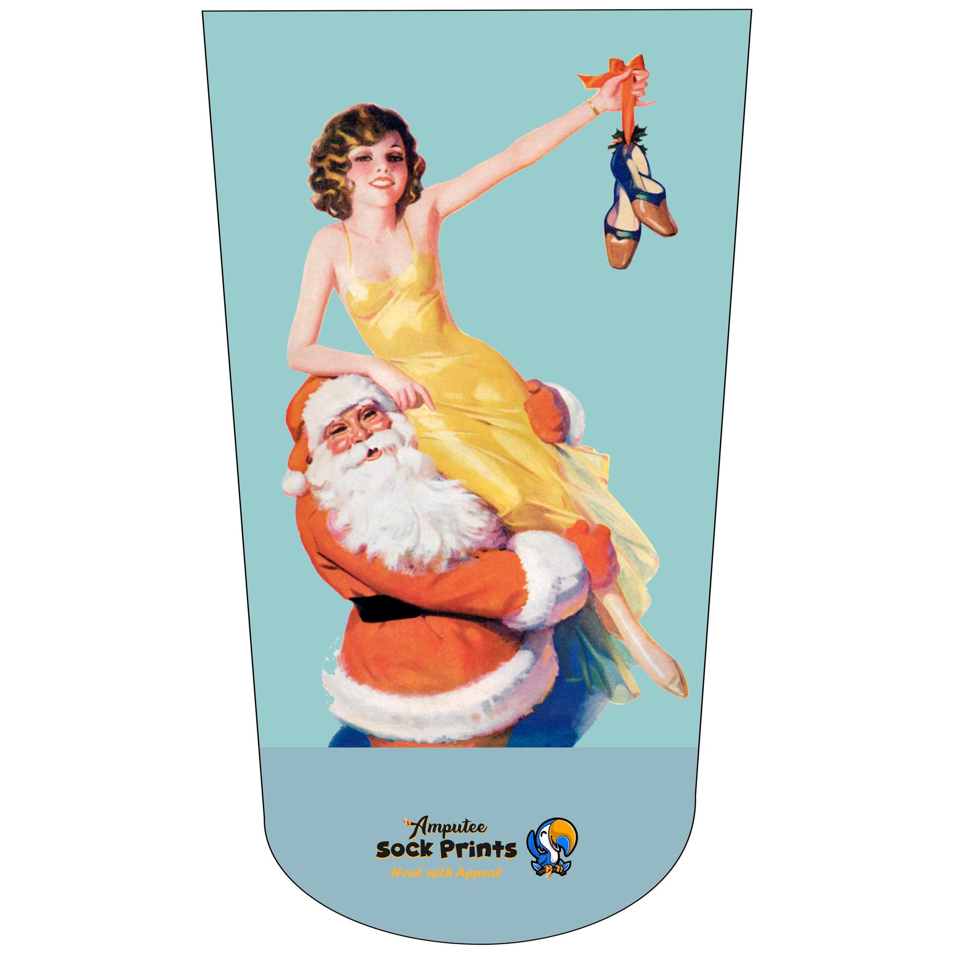 Woman and Santa V1