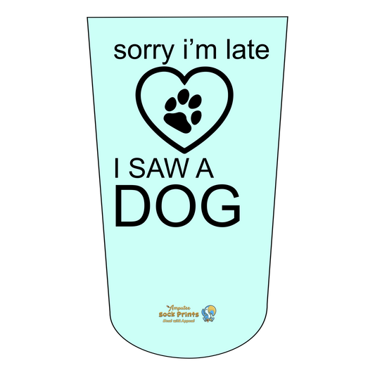 Amputee Sock late Saw a dog V1 BTKA Stump Sock