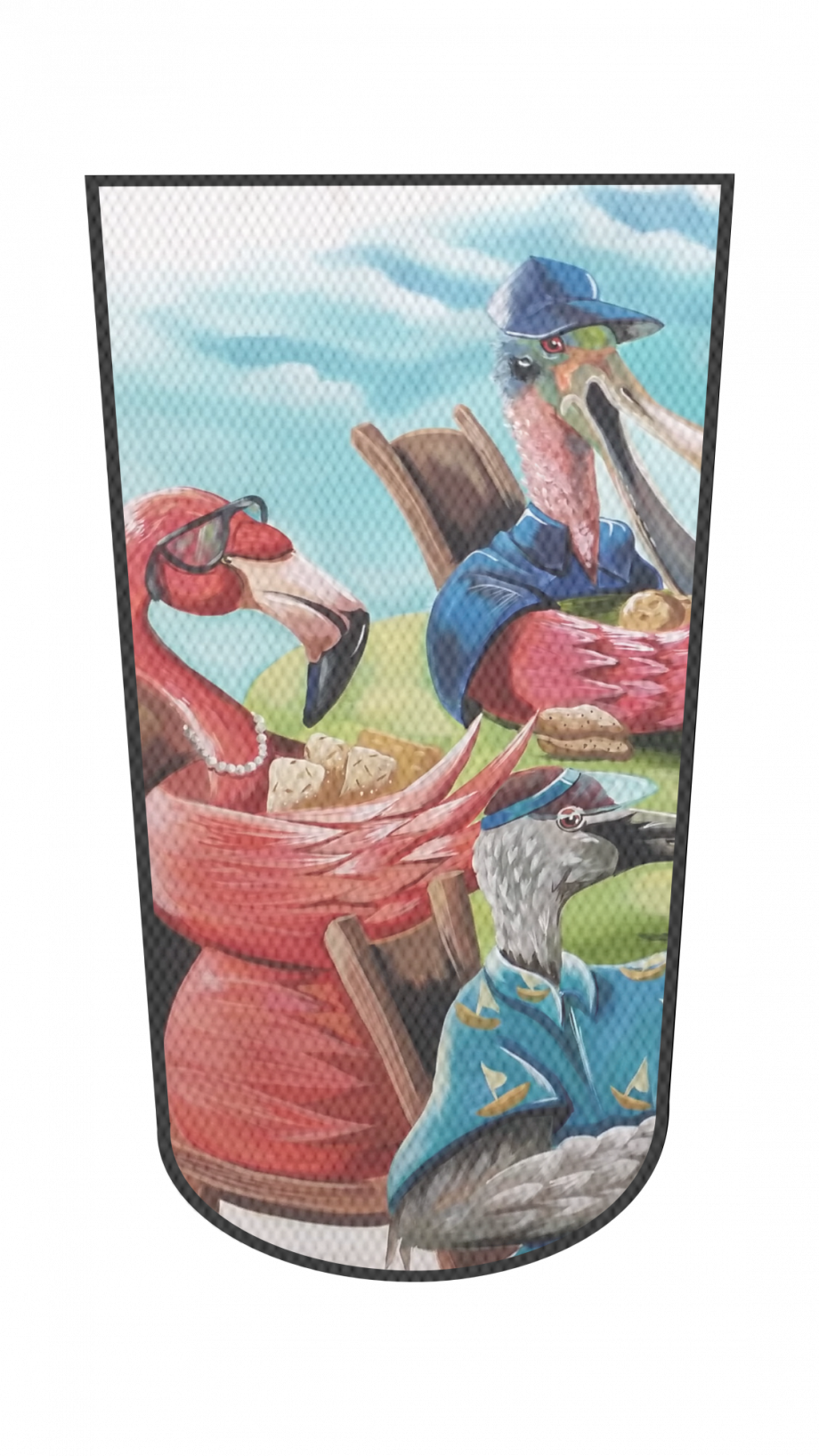 Tropical Birds Scarlet Macaw play cards 001 lview adlt