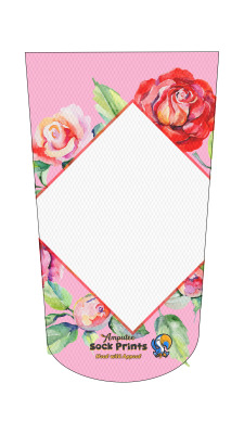 Roses With Diamond Message Area V1