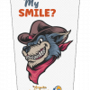 Wolf Mascot Teethy Grin V1