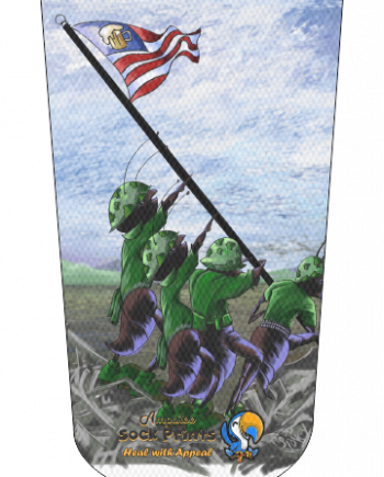 Army Ants Hoist American Flag