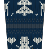 Knitted Blue Sock Tree V1