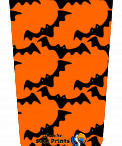Wallpaper Bats w orange bgnd