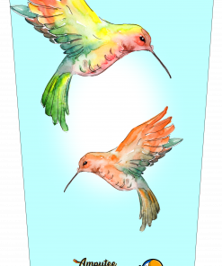 Watercolor Hummingbirds V2