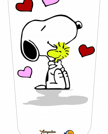 Snoopy n Woodstock Hearts V1 Mockup