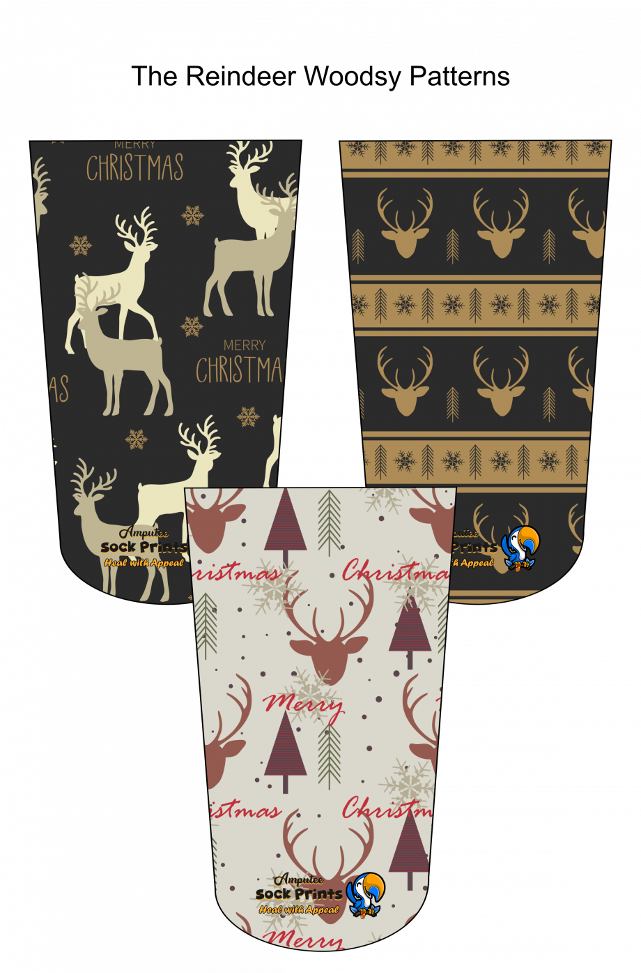 The reindeer woodsy patterns