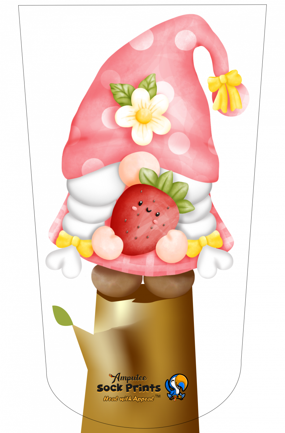 Gnome w Strawberry V1
