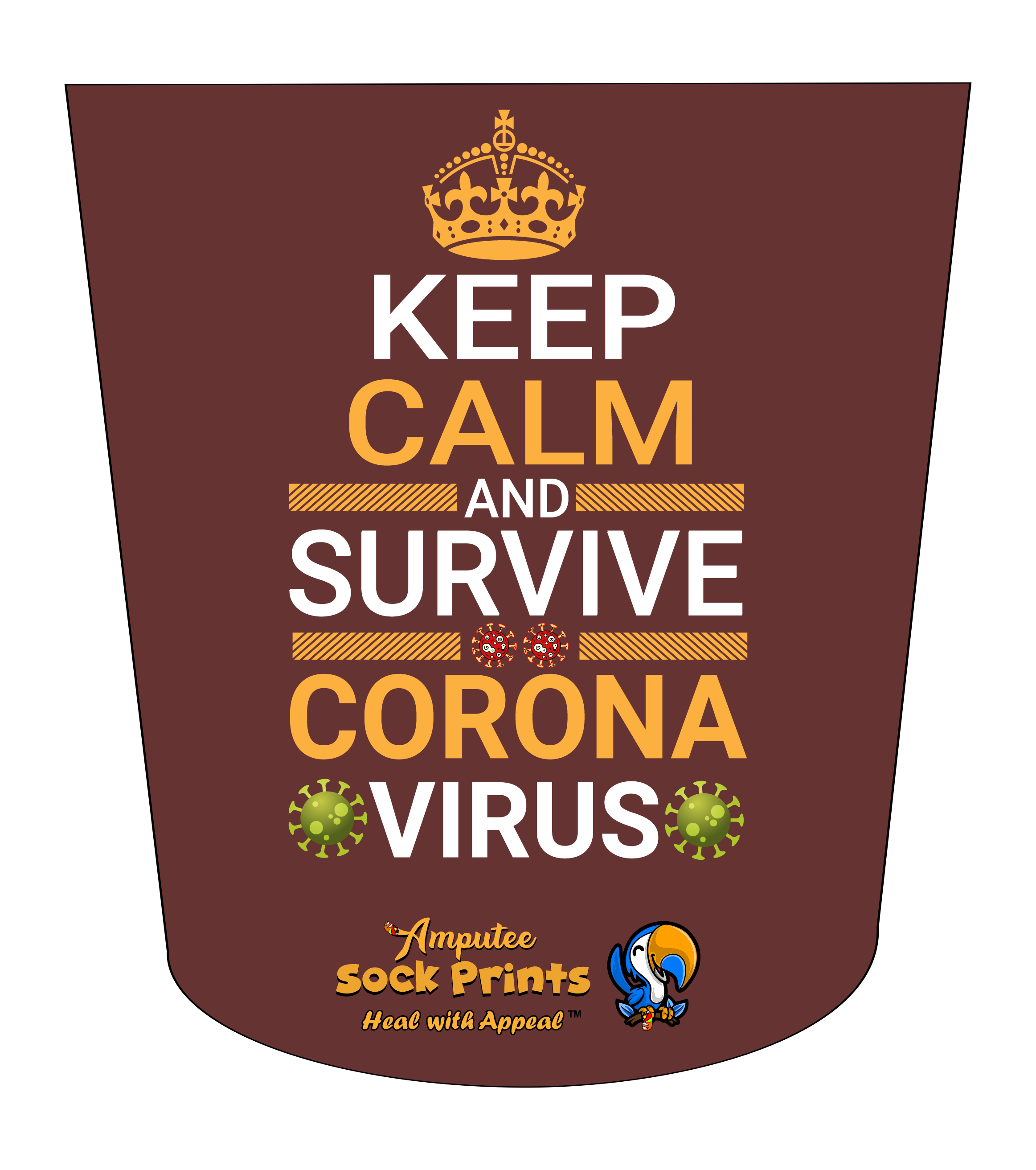 Keep calm survive Corona V1