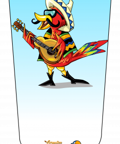 Red parrot w guitar V1