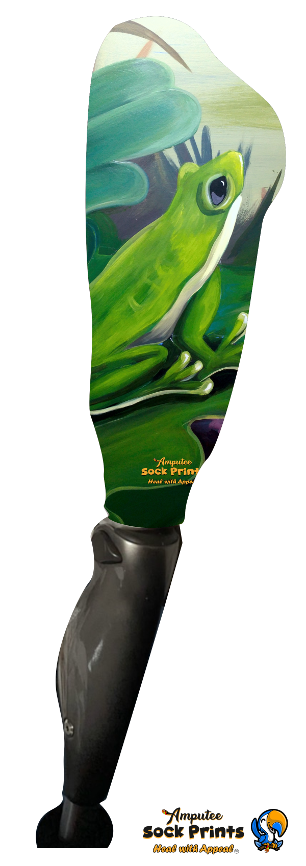 Green Frog on lily pad V1 Boot