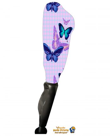 Butterflies Blue and Purple Pattern V1 BOOT