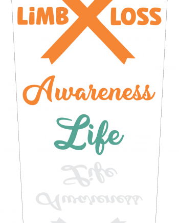LimbLoss awareness life V1 SLEEVE xl