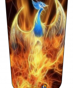 Blue Phoenix w flames V1