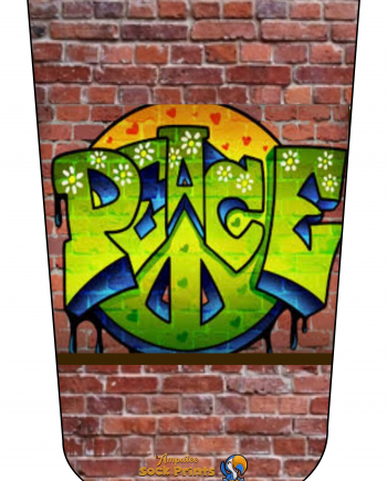 Peace brick wall V1