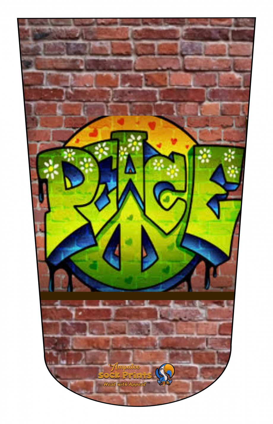 Peace brick wall V1