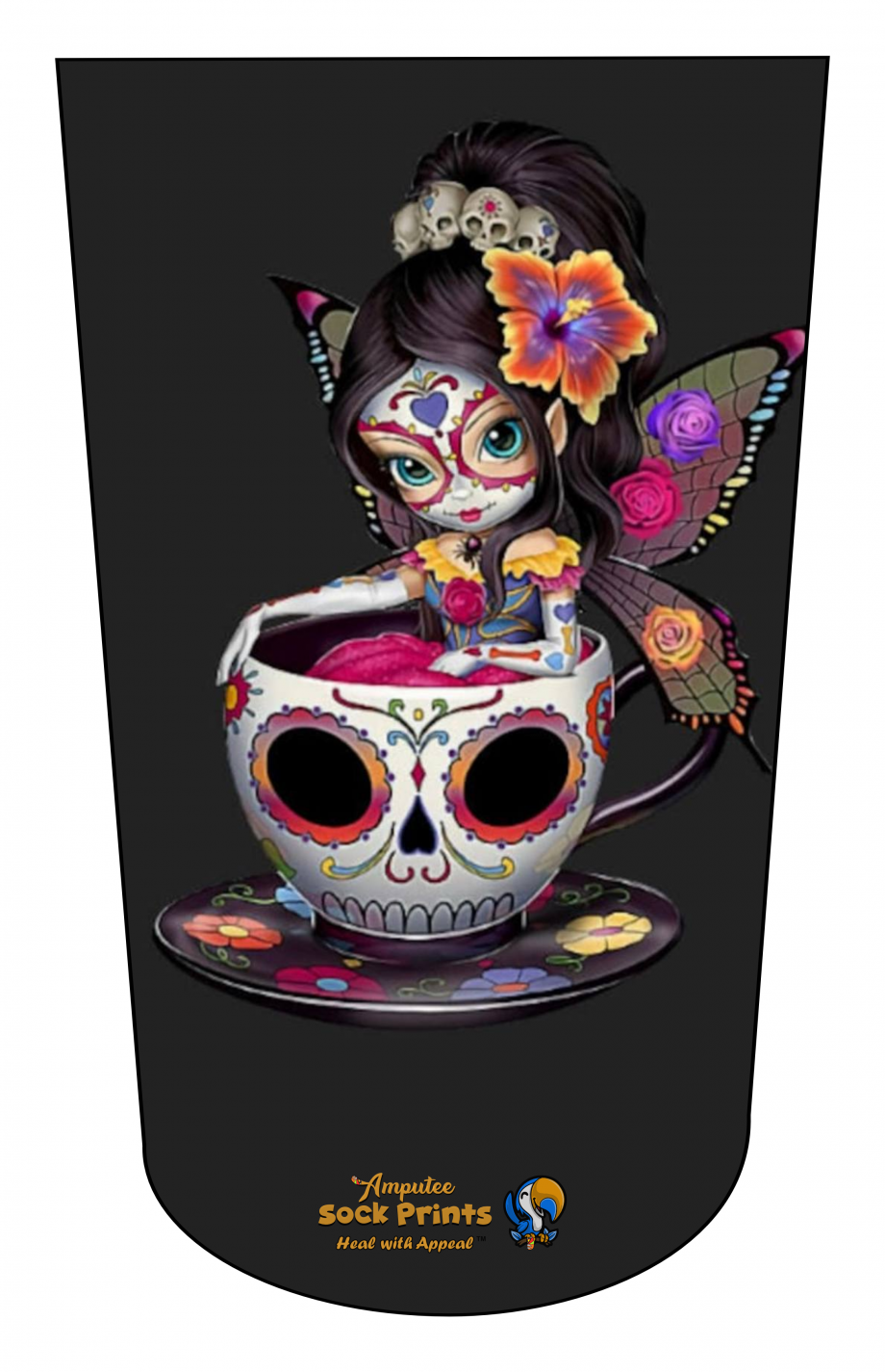 Pretty skull girl teatime V1