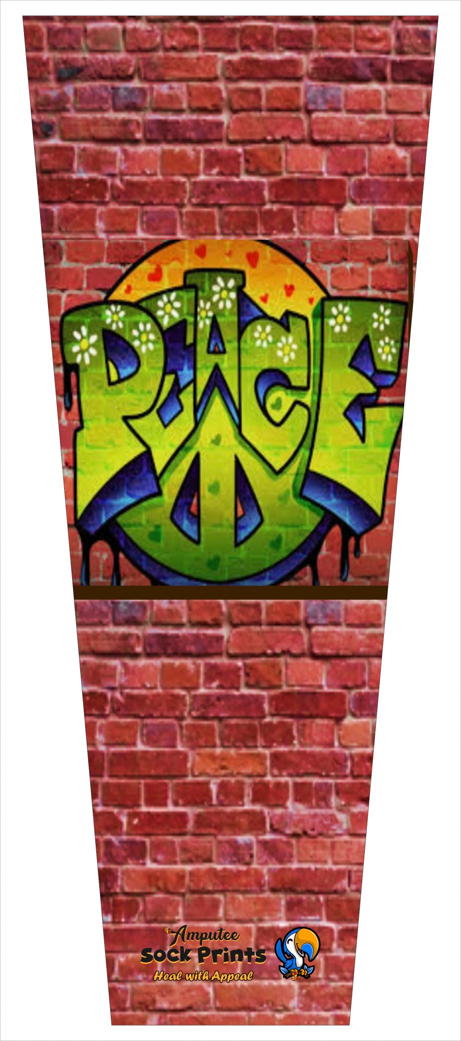 Peace brick wall V1 SLEEVE XXL
