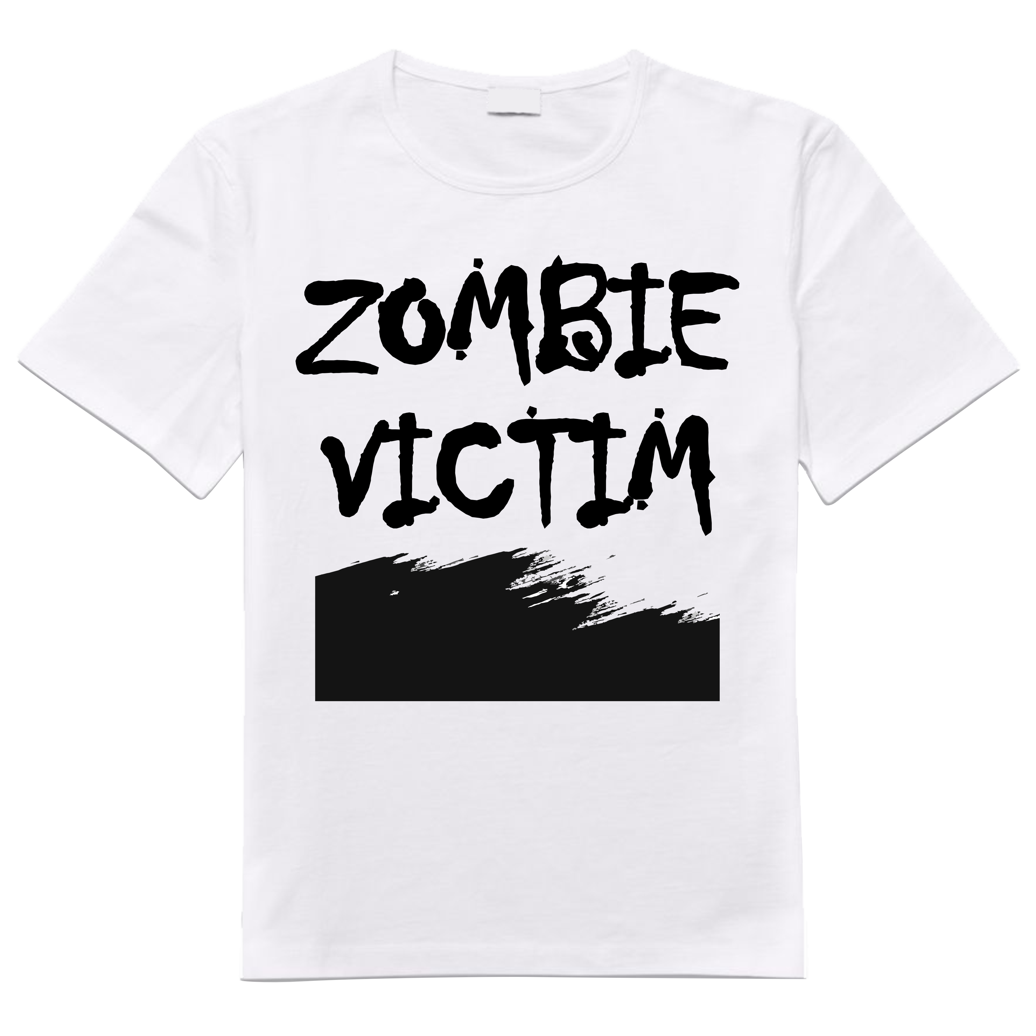 Amputee Humor “Zombie victim V1 Tshirt” Crew Neck T-Shirt ...