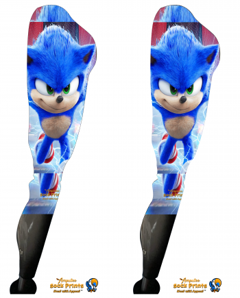 Sonic Hedgehog V1 SLEEVE Boot Pair