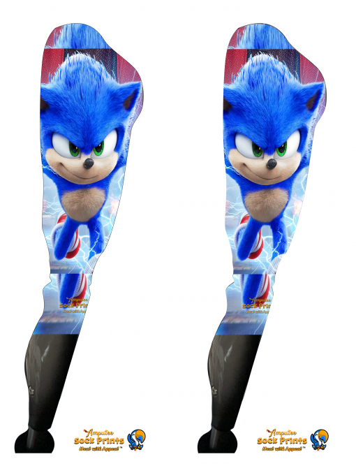 Sonic Hedgehog V1 SLEEVE Boot Pair