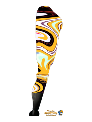 Abstract gold swirls V2 BOOT