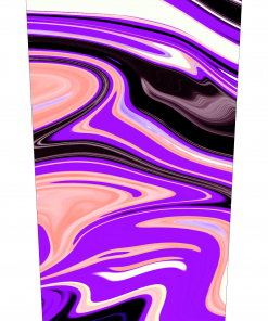 Abstract purple swirls v1 SLEEVE XL Mockup