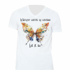 Butterfly whisper words V1 V-Neck