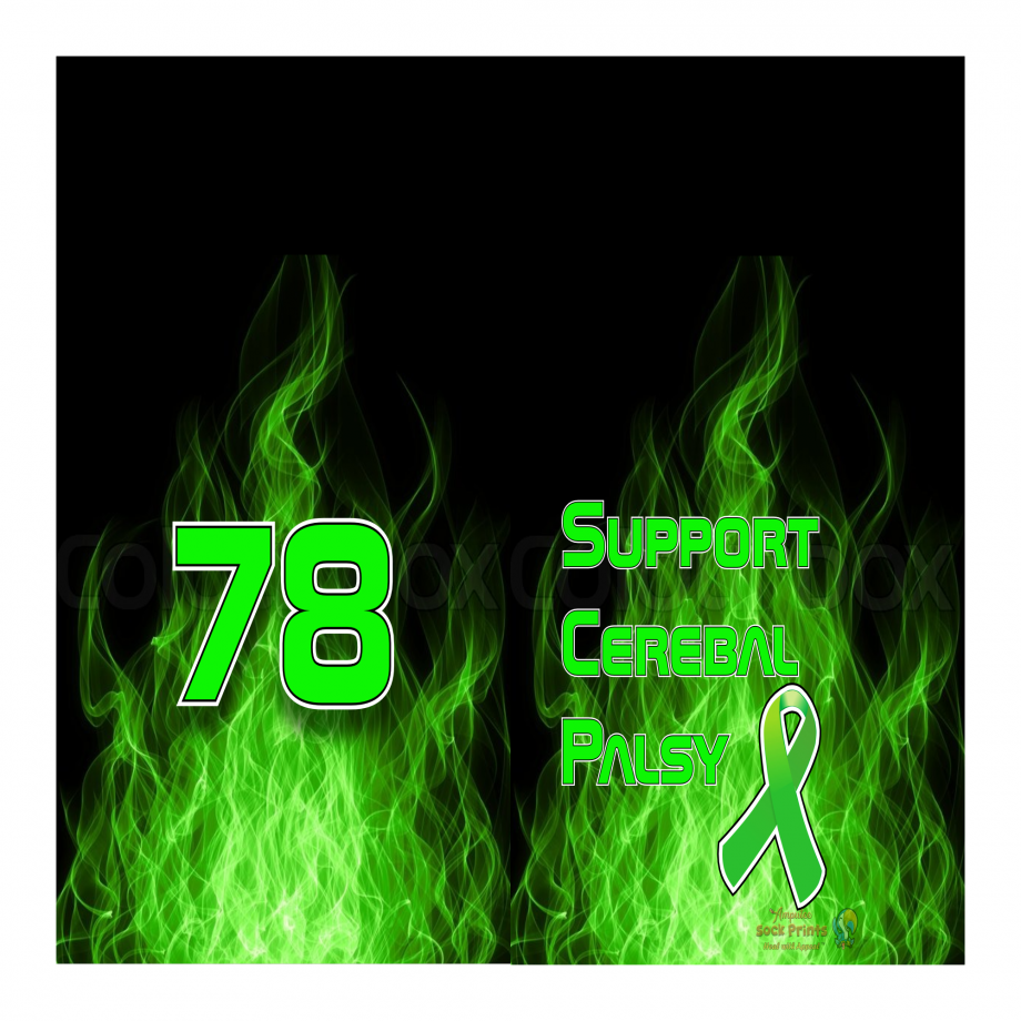 Flames Green 78 n Palsy Awareness Panel 16_20